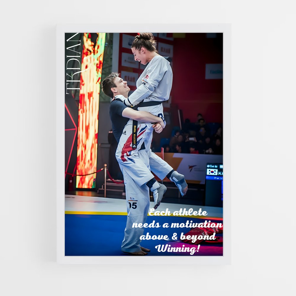 Poster Kick of Glory – affiche Taekwondo (vue 3)